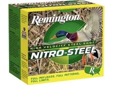 Remington Nitro-Steel High Velocity Ammunition 12 Gauge Non-Toxic Plated Steel Shot