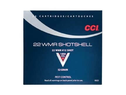 CCI Shotshell Ammunition 22 Winchester Magnum Rimfire (WMR) 52 Grain #12 Shot Shotshell