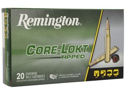 Remington Core-Lokt Tipped Ammunition 300 Winchester Short Magnum (WSM) 150 Grain Polymer Tip