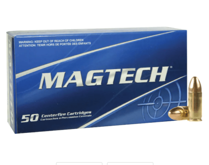 Magtech Ammunition 9mm Luger 124 Grain Full Metal Jacket